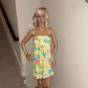 Cotton Lilly Pulitzer Strapless Dress
